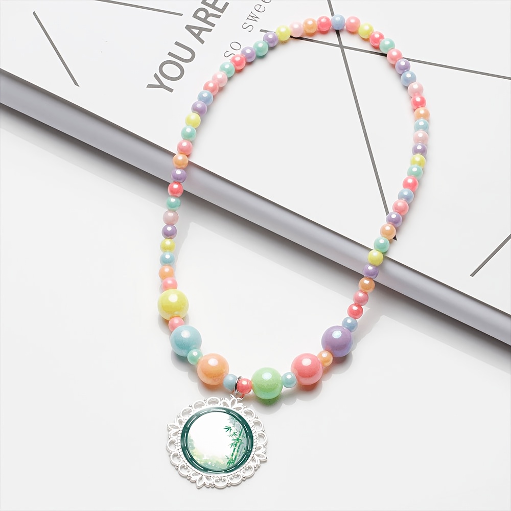 2pc Random Color Women's Jewellery Set, Necklace & Bracelet